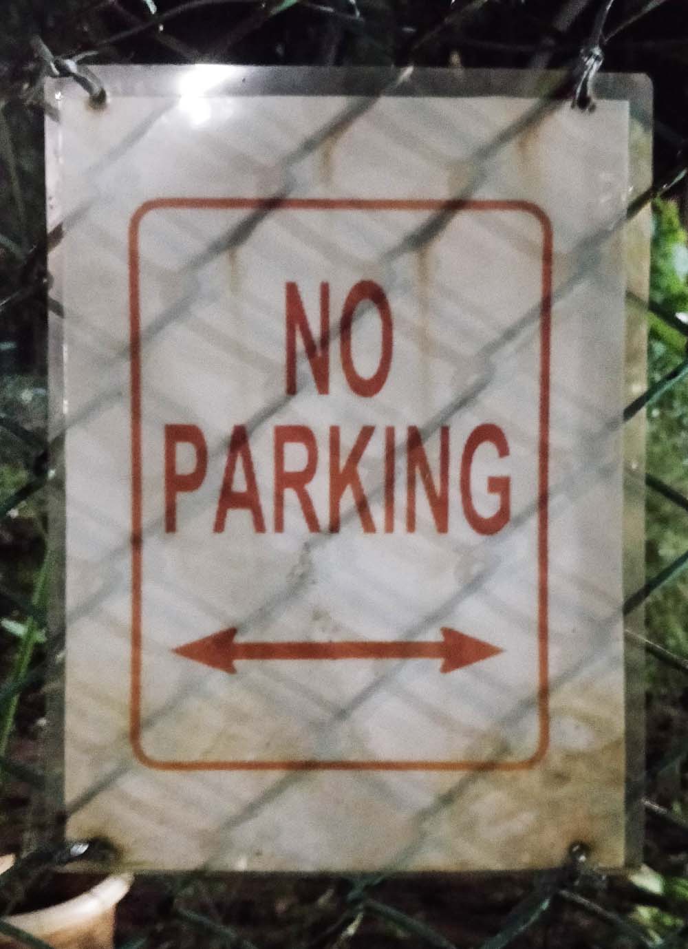 No Parking